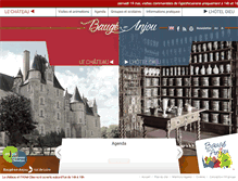 Tablet Screenshot of chateau-bauge.fr